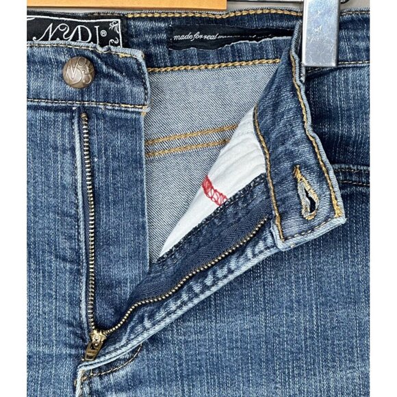 NYDJ Womens Jeans NOT YOUR DAUGHTER'S Denim Straight Designer Blue Size 12 - Picture 9 of 14